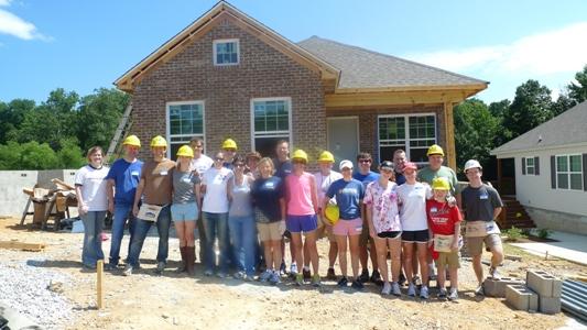 The Birmingham office of Baker Donelson participated in a Habitat for Humanity Build in Center Point, Alabama on June 2, 2012.