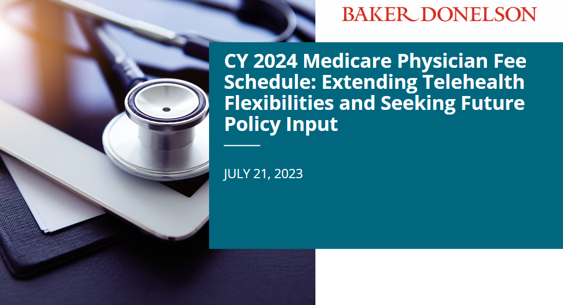 CY 2024 Medicare Physician Fee Schedule: Extending Telehealth ...