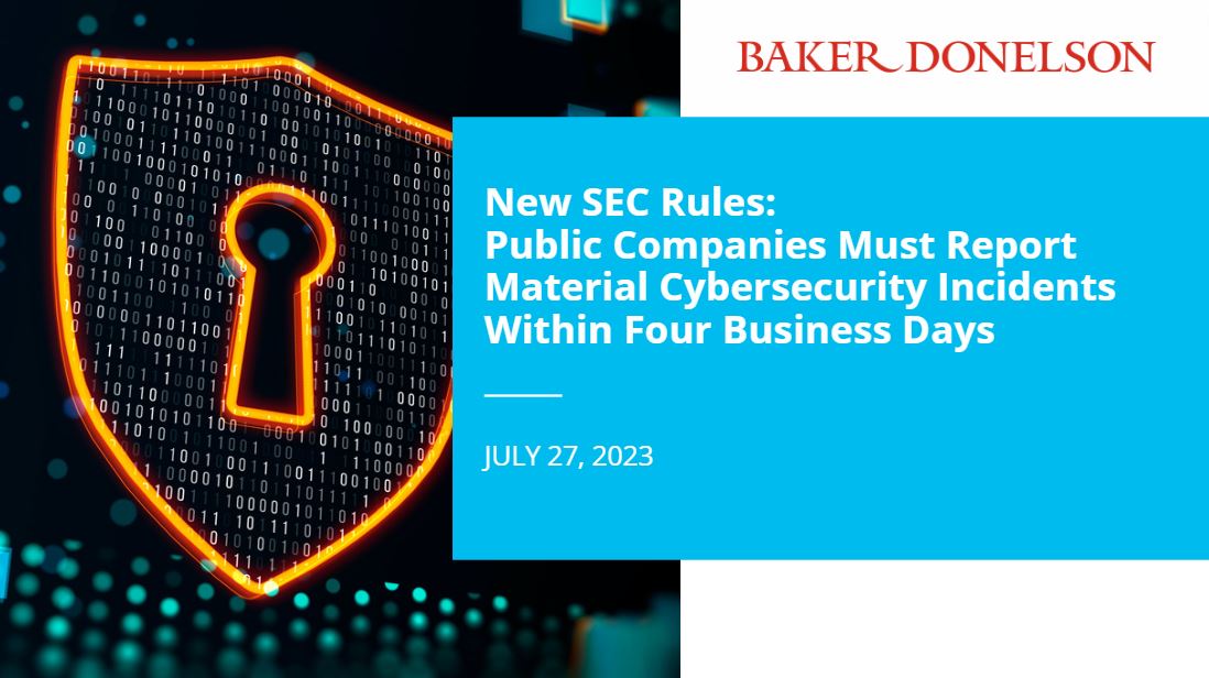 New SEC Rules: Public Companies Must Report Material Cybersecurity ...