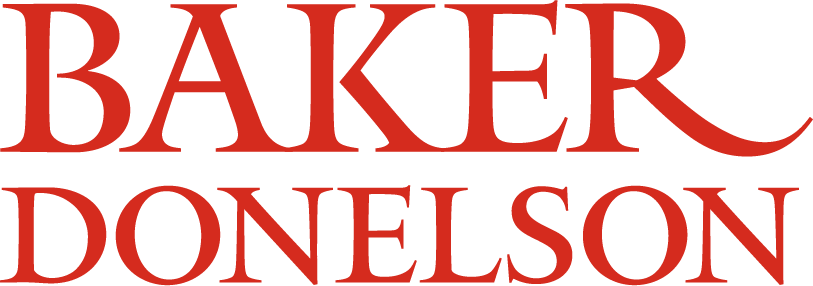 Baker Donelson Logo, Stacked, Red